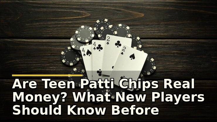 Are Teen Patti Chips Real Money? What New Players Should Know Before Playing
